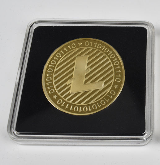 Gold-Plated Crypto Coins