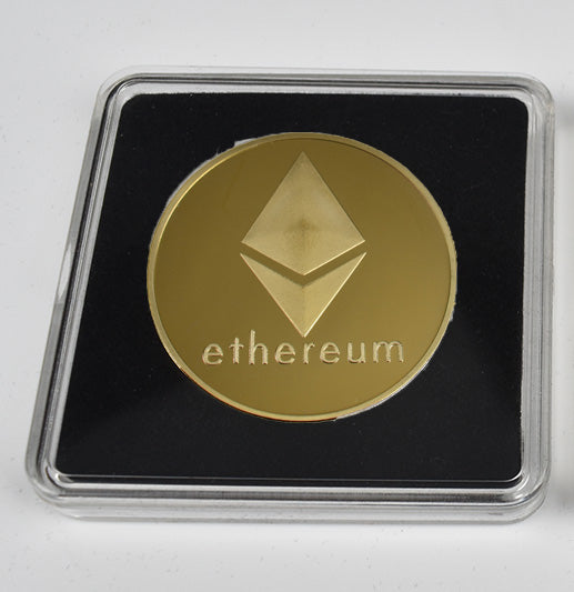 Gold-Plated Crypto Coins