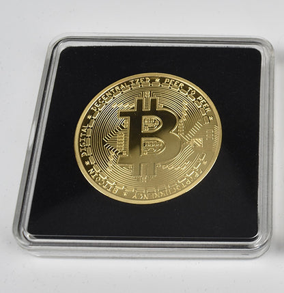 Gold-Plated Crypto Coins