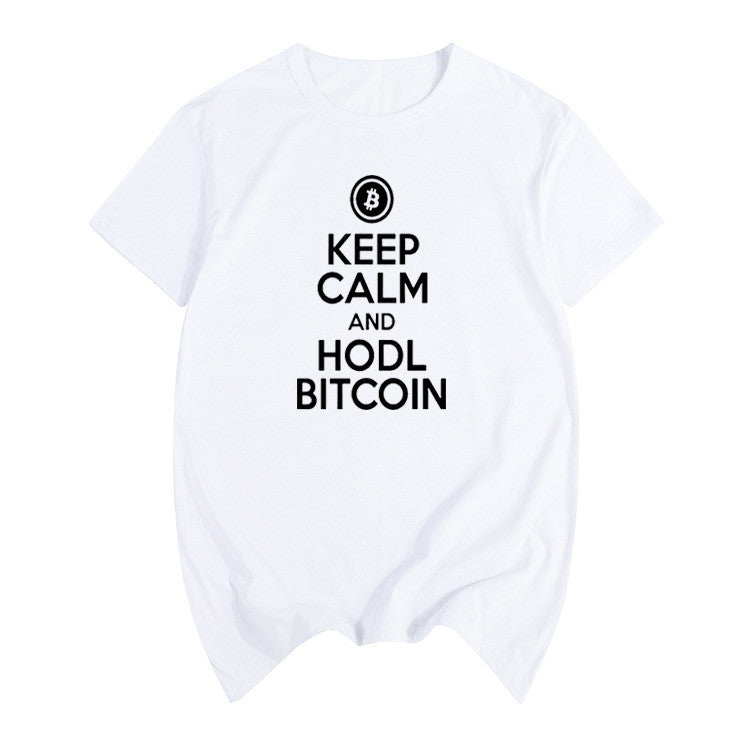 Keep Calm and Hodl Bitcoin T-shirt