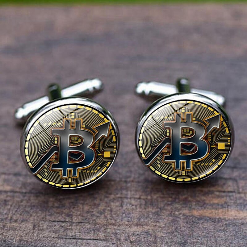 Bitcoin French Cufflinks