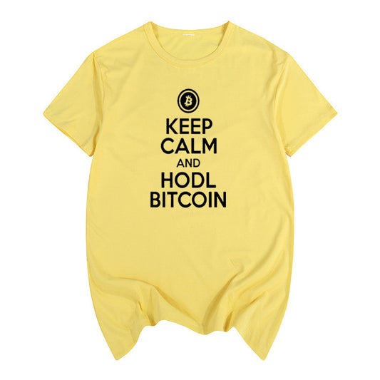 Keep Calm and Hodl Bitcoin T-shirt