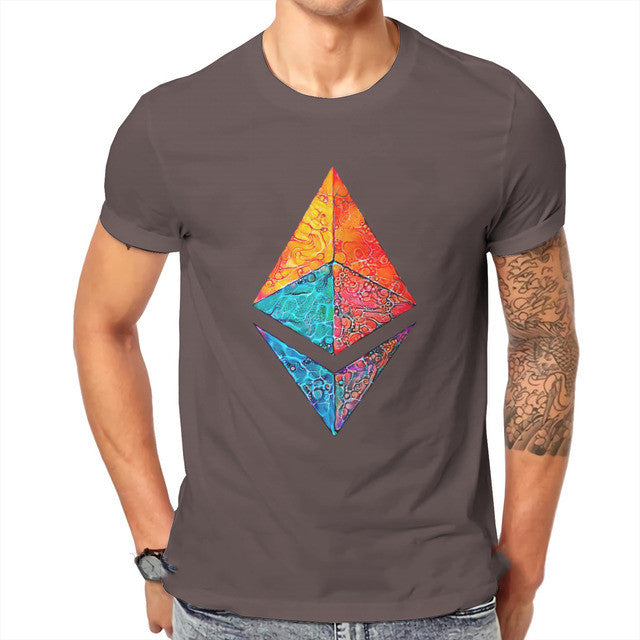 Ethereum  T-shirt Hipster Kleding