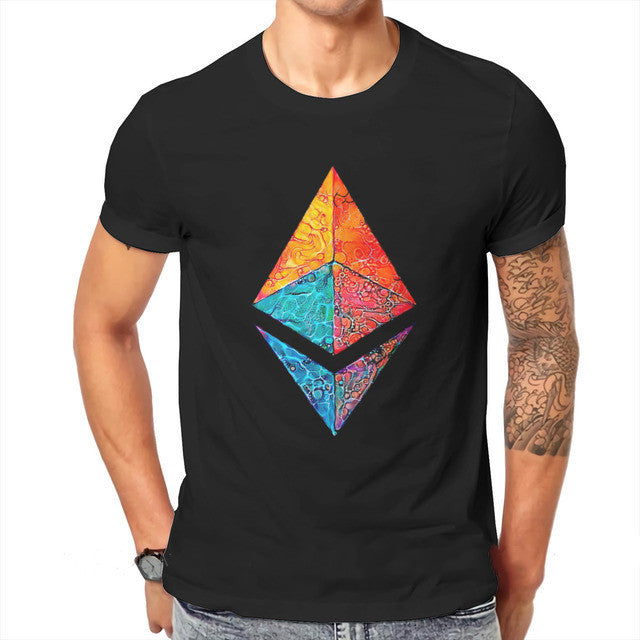 Ethereum  T-shirt Hipster Kleding