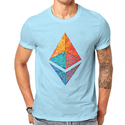 Ethereum  T-shirt Hipster Kleding