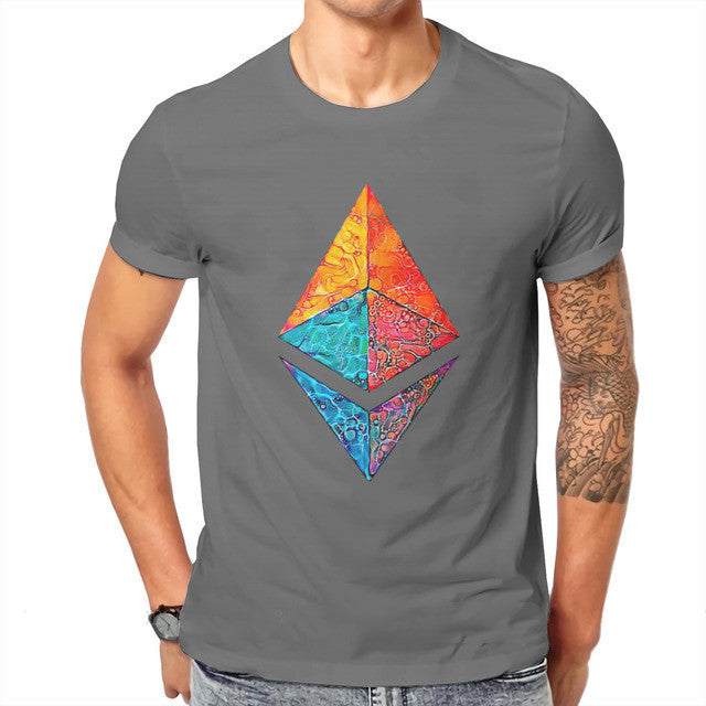 Ethereum  T-shirt Hipster Kleding